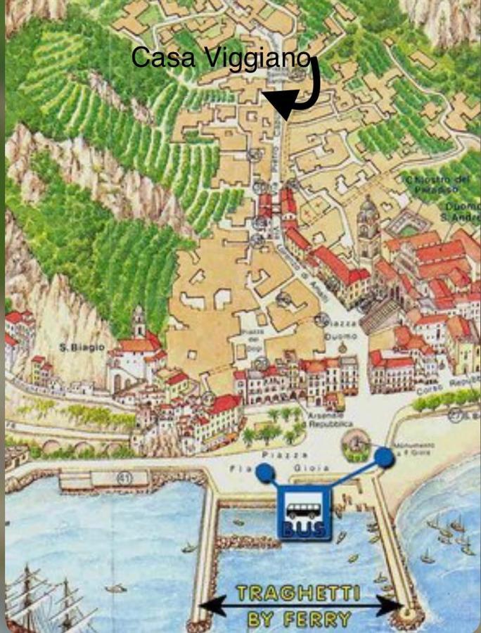 Casa Viggiano In The Heart Of Amalfi 아파트 외부 사진